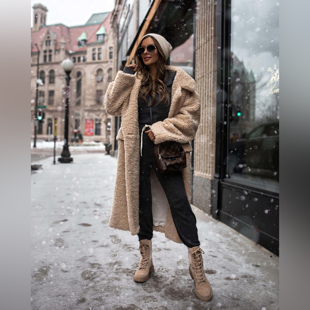 SAM EDELMAN | LYDELL COMBAT BOOT | SESAME SUEDE - Picture 5 of 5